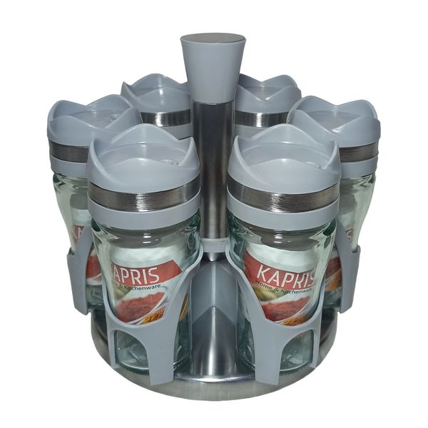 ست جا ادویه 7 پارچه کاپریس مدل فلورا کد GGG