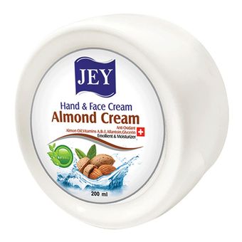 کرم دست و صورت جی مدل روغن بادام حجم 200 میلی لیتر