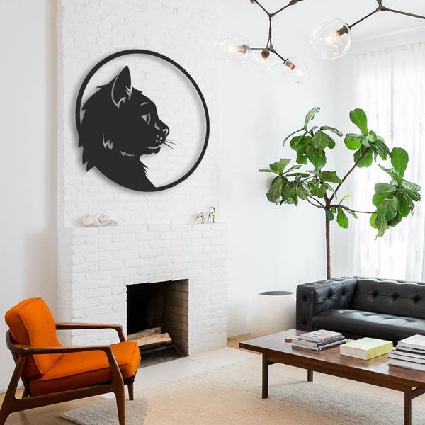 استیکر دیواری طرح گربه کد 010