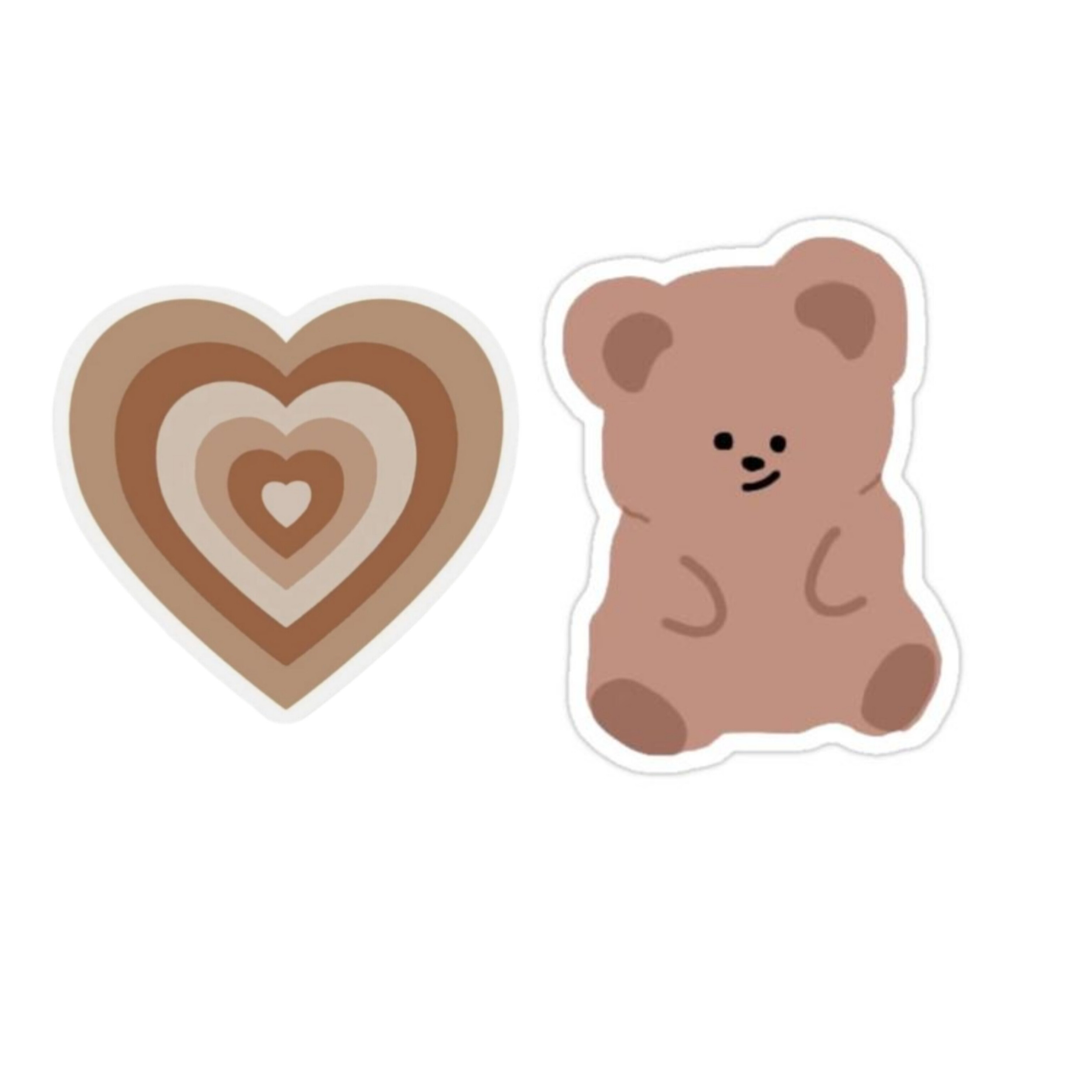استیکر مدل قلب و خرس بسته 2 عددی