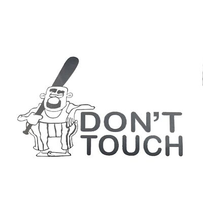 برچسب بدنه خودرو طرح dont touch کد CUT437