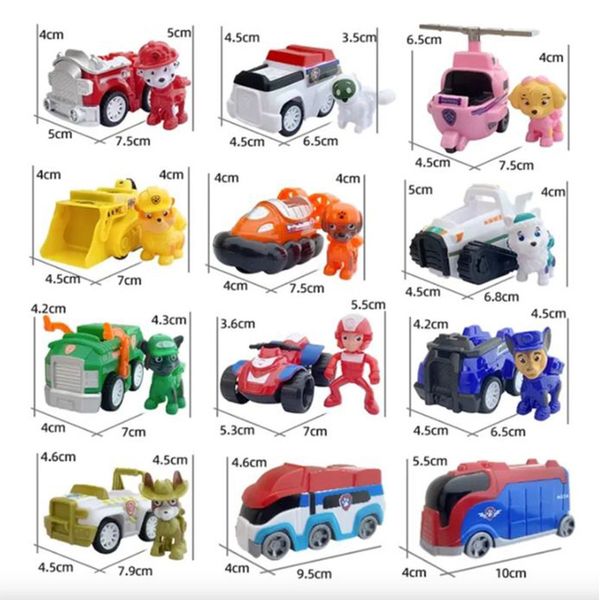 فیگور مدل سگ های نگهبان با ماشین پاوپاترول کد PB9902