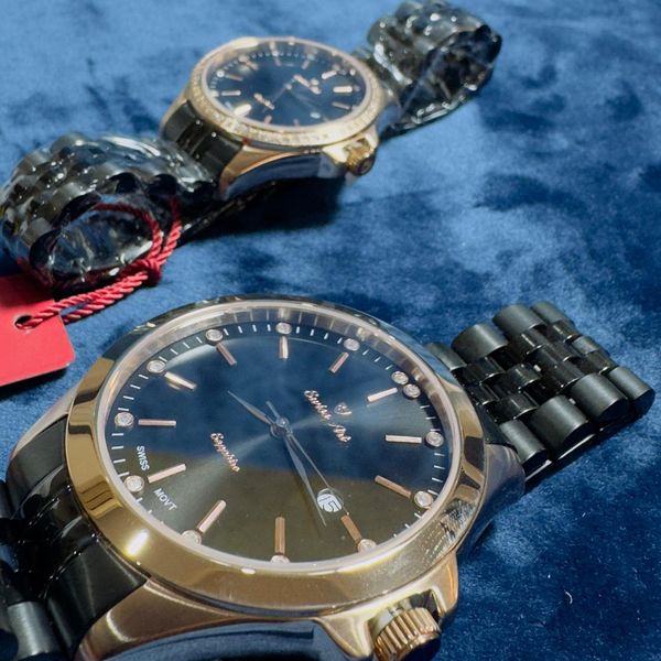 ست ساعت مچی عقربهای زنانه و مردانه سوئیس آرت مدل ANT620005/6-12