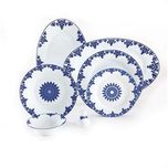 سرویس غذاخوری 35 پارچه چینی زرین ایران سری شهرزاد مدل سمرقند درجه عالی