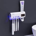 جا مسواکی و ضدعفونی کننده UV مدل 5588 با شارژ خورشیدی و 4 جای مسواک