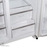 یخچال و فریزر ساید بای ساید 32 فوت اسنوا مدل S1Di-M210-W