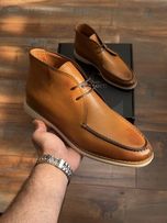 نیم بوت چرم طبیعی کدsho217