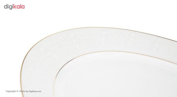 سرویس غذاخوری 102 پارچه چینی زرین ایران سری ایتالیا اف مدل Sepid Sadaf درجه عالی