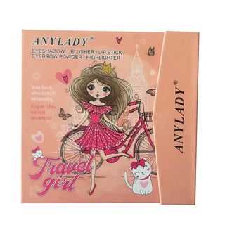 پالت سایه آنی لیدی طرح دختر مدل Travel Girl شماره 08