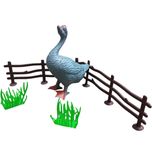 فیگور مدل مرغ و خروس مجموعه 20 عددی