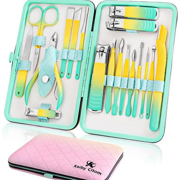ست مانیکور و پدیکور مدل 18p بسته 18 عددی