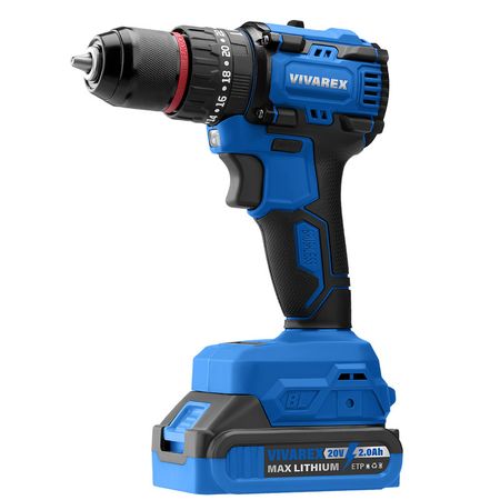 دریل چکشی براشلس 10 میلی متری 20 ولت ویوارکس مدل VR2010V-IBL