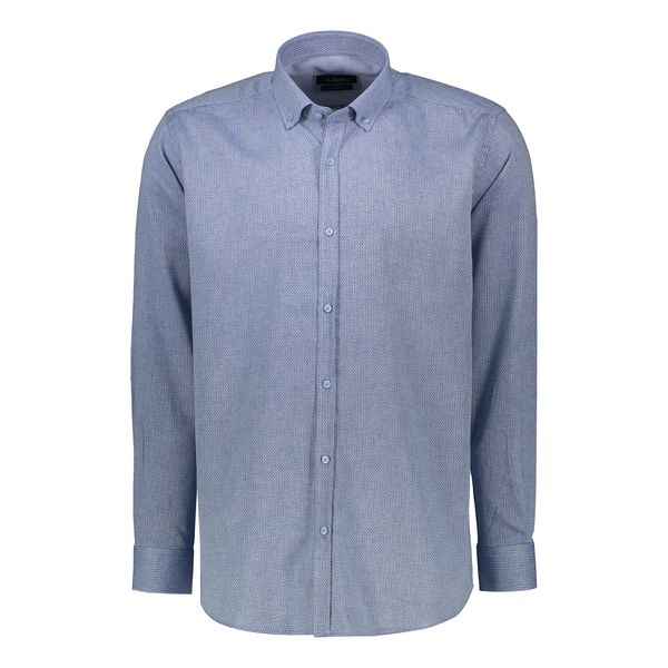 پیراهن آستین بلند یقه برگردان مردانه لیلاک مدل A-68