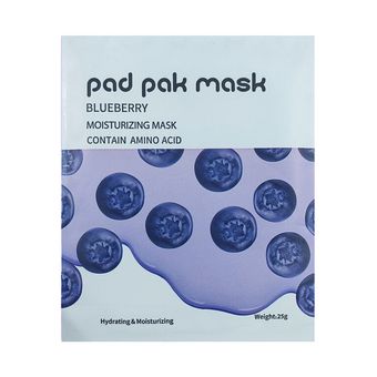 ماسک صورت پد پاک مدل بلو بری وزن 25 گرم