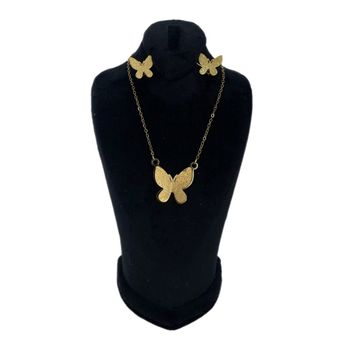 نیم ست زنانه مدل پروانه شن پاش کد 4149