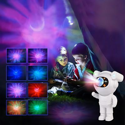 چراغ خواب فضانورد اسپیکردار مدل Astronaut طرح کهکشان