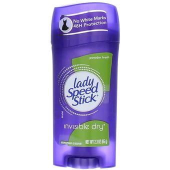 استیک ضد تعریق زنانه لیدی اسپید استیک مدل INVISIBLE DRY POWDER FRESH حجم 65 میلی لیتر*602