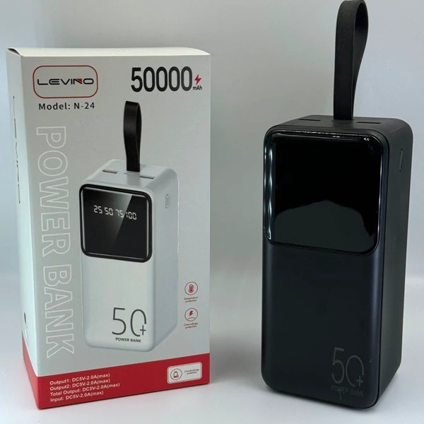 پاوربانک اورجینال LEVINO مدل N-54 | ظرفیت 50,000 میلی‌آمپر