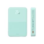 پاوربانک بی‌سیم 20 وات بیسوس مدل MagPro Magnetic Bracket 20w با ظرفیت 5000 میلی آمپر ساعت به همراه کابل USB-C به USB-C