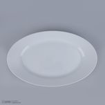 سرویس غذاخوری 28 پارچه چینی زرین ایران سری رادیانس مدل سفید درجه یک