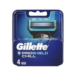 تیغ یدک ژیلت مدل PROSHILD CHILL بسته 4 عددی
