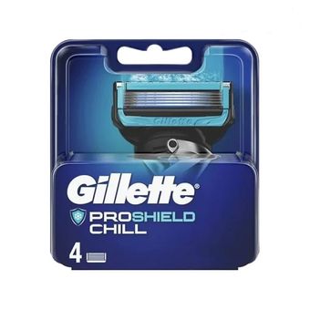 تیغ یدک ژیلت مدل PROSHILD CHILL بسته 4 عددی