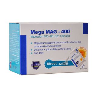 ساشه منیزیم مگا مگ - 400 فرش مورنینگ بسته 30 عددی*782