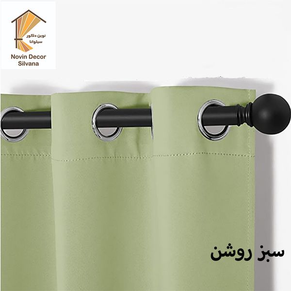 پرده نوین دکور سیلوانا مدل کتان 28 سایز 280 × 140 سانتی متر 