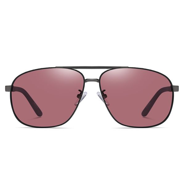عینک آفتابی خلبانی مردانه آلبرت وگ مدل 6306C21P39 Polarized Maroon