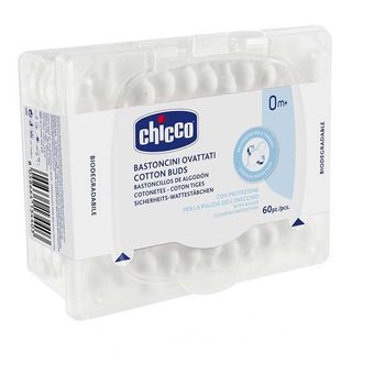 گوش پاک کن کودک چیکو محافظ دار بسته 60 عددی