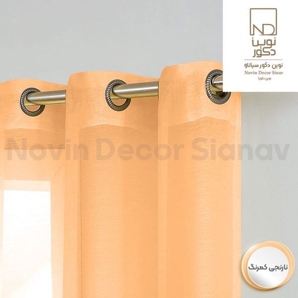 پرده نوین دکور سیاناو مدل حریر کد pb105 سایز 280×140 سانتی متر