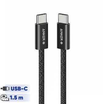 کابل شارژ انکر مدل Zolo A8060 طول 1.5 متر 240 وات تبدیل USB-C به USB-C