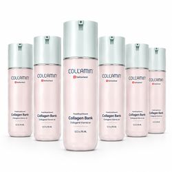 کرم مرطوب کننده صورت و گردن کلامین مدل collagen bank-6 مناسب انواع پوست حجم 125 میلی لیتر مجموعه 6 عددی