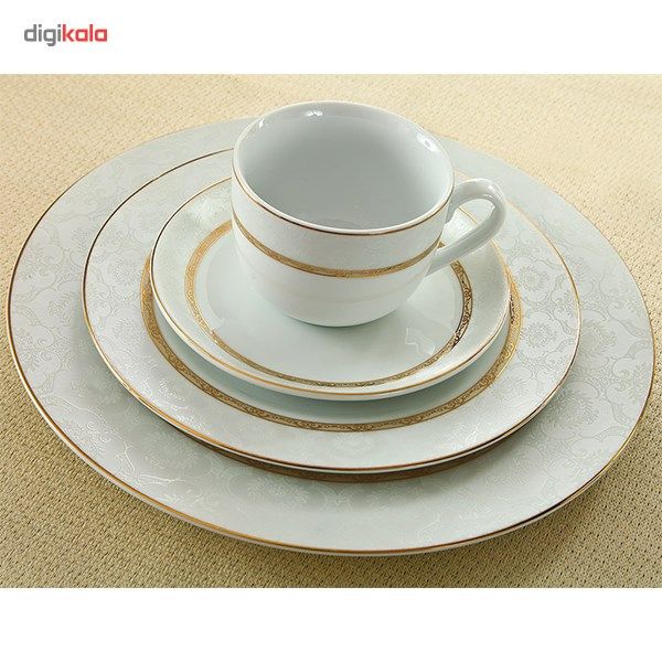 سرویس 102 پارچه چینی زرین ایران مدل ایتالیا اف هدیه درجه عالی