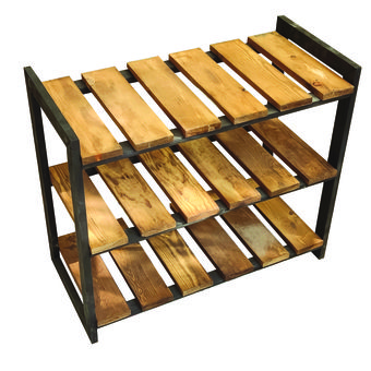 جاکفشی چوبی سه طبقه غراب چوب – نظم‌دهنده شیک برای ورودی منزل