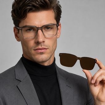 فریم عینک طبی ترد آی کد 9418 به همراه کاور آفتابی مجموعه 2 عددی