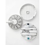 پنکه شارژی کی پی جی مدل NF12W-B22 ظرفیت 2500 میلی آمپر ساعت