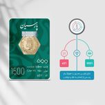 سکه گرمی 18 عیار پارسیان طلا و جواهر ویانا مدل 1500