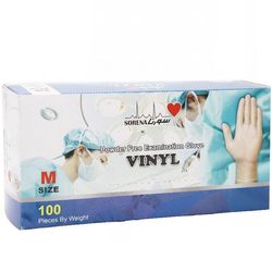 دستکش لاتکس سورنا سایز مدیوم (M)100عددی