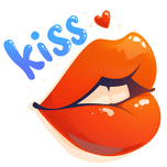 برچسب اتویی و حرارتی لباس طرح kiss