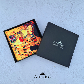 شال دو رو بوسه/کلیمت(Artistico)