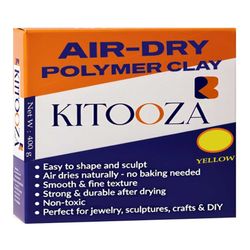 خمیر مجسمه سازی KITOOZA مدل پلیمری-هواخشک کد Ki-Y1