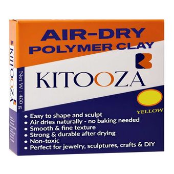 خمیر مجسمه سازی KITOOZA مدل پلیمری-هواخشک کد Ki-Y1