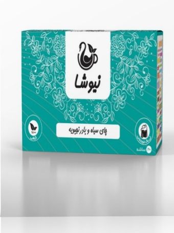 مخلوط چای سیاه و بادرنجبویه کیسه ای نیوشا (20 عددی)