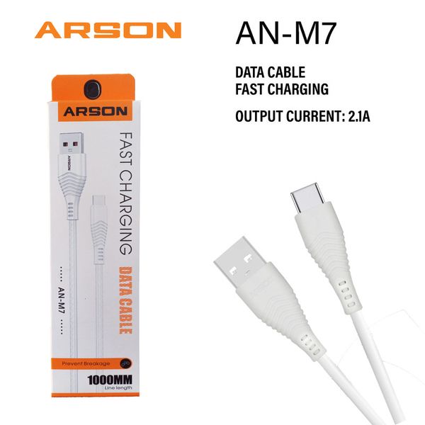 کابل تبدیل USB به USB-C آرسون مدل AN-M7 طول 1 متر