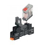 رله کاکن کاسیس 230VAC تک کنتاکت 10 آمپر KASYS KACON K706-1PLT بهمراه پایه KPX12