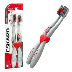 مسواک اسکارد مدل لاو کاپل با برس متوسط بسته 2 عددی