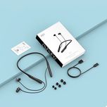 هدفون بلوتوثی گردنی QCY مدل C2 با قابلیت حذف نویز محیطی (ENC)، درگاه شارژ USB Type-C، با قابلیت شارژ سریع، مقاوم در برابر رطوبت