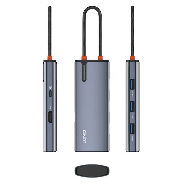 هاب 5 پورت USB-C الدینیو مدل DS-15H