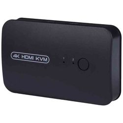 کی وی ام سوئیچ HDMI دو پورت به همراه کابل